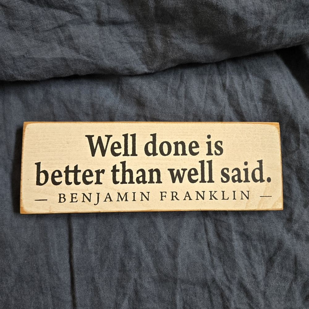 Wooden Decor Sign